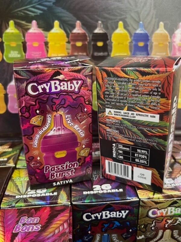CryBaby 2G Disposable Baby Bottle Live Resin + Liquid Diamonds